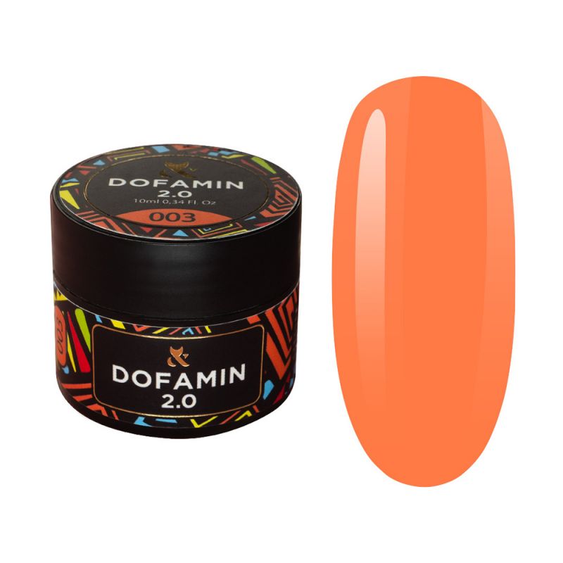 Камуфлирующая база F.O.X Base Dofamin 2.0 №003 (оранжевый) 10 мл