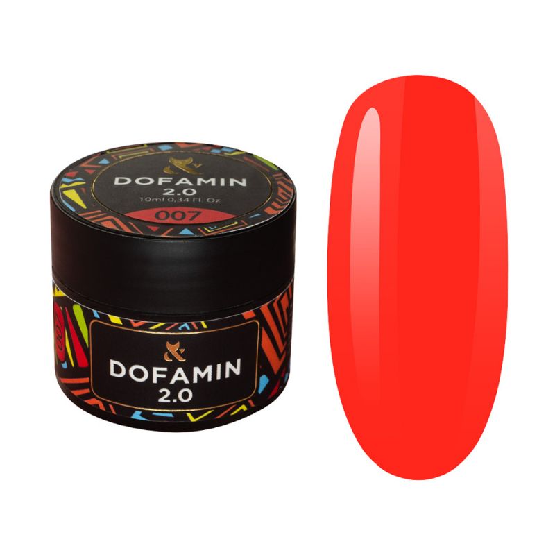Камуфлирующая база F.O.X Base Dofamin 2.0 №007 (красный) 10 мл