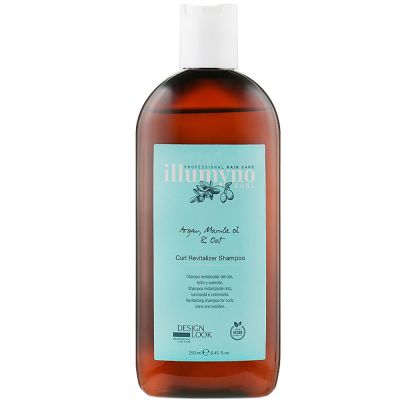 Шампунь для сухих и вьющихся волос Design Look Illumyno Curl Revitalizing Shampoo с маслом арганы и марулы 250 мл