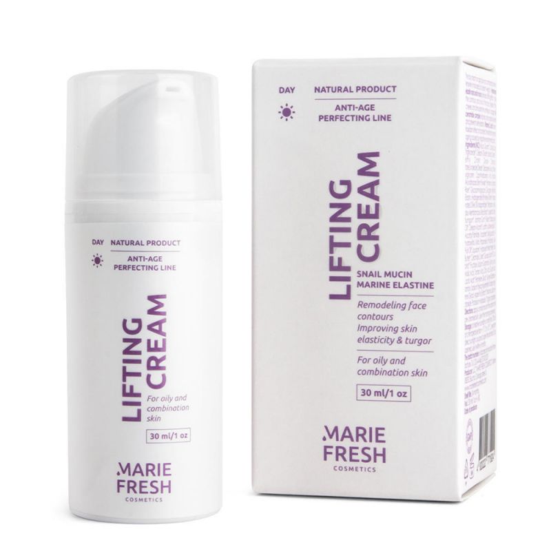 Денний крем ліфтинг для жирної та комбінованої шкіри Marie Fresh Cosmetics Lifting Cream 30 мл