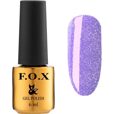 Гель-лак F.O.X Gel Polish Dolls Empress №572 (нежно-фиолетовый с шиммером) 6 мл