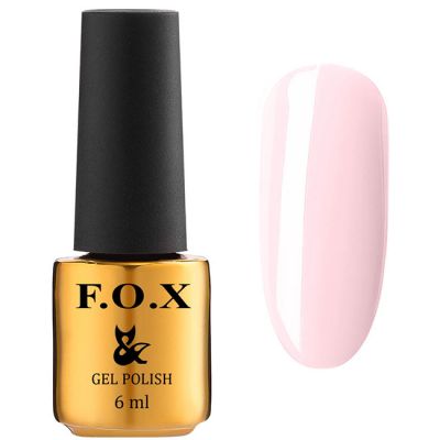 Гель-лак F.O.X Gel Polish Lady Romantic №585 (светлый пастельно-розовый, эмаль) 6 мл