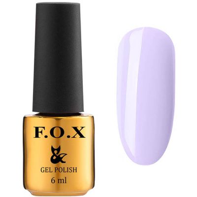 Гель-лак F.O.X Gel Polish Lady Mysterious №587 (светлый пастельно-сиреневый, эмаль) 6 мл