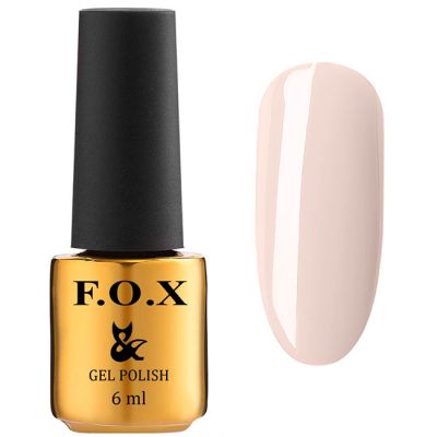 Гель-лак F.O.X Gel Polish Lady Tender №591 (пастельный дымчато-розовый) 6 мл