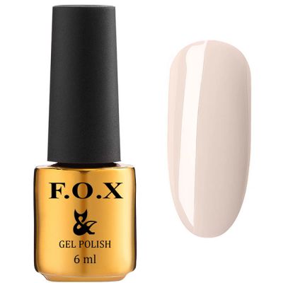 Гель-лак F.O.X Gel Polish Lady Dreamy №592 (пастельний сіро-бузковий, емаль) 6 мл