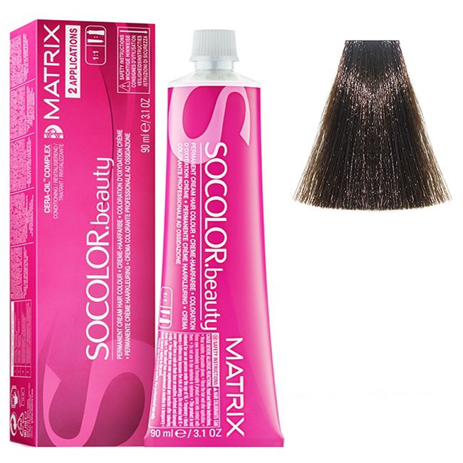 Крем-краска для волос Matrix Socolor.beauty 4N (шатен) 90 мл