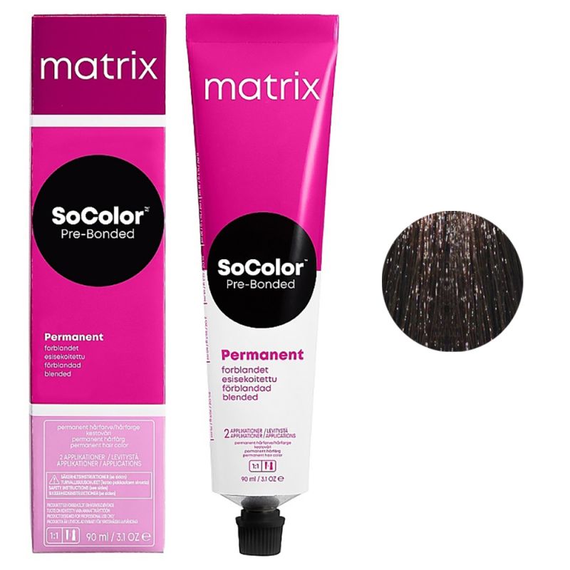 Крем-краска для волос Matrix Socolor.beauty 4N (шатен) 90 мл