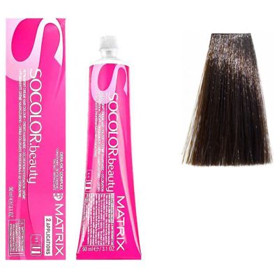 Крем-фарба для волосся Matrix Socolor.beauty 5AV (світлий шатен попелясто-перламутровий) 90 мл