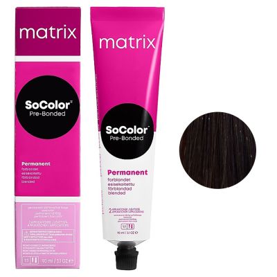 Крем-краска для волос Matrix Socolor.beauty 5AV (светлый шатен пепельно-перламутровый) 90 мл