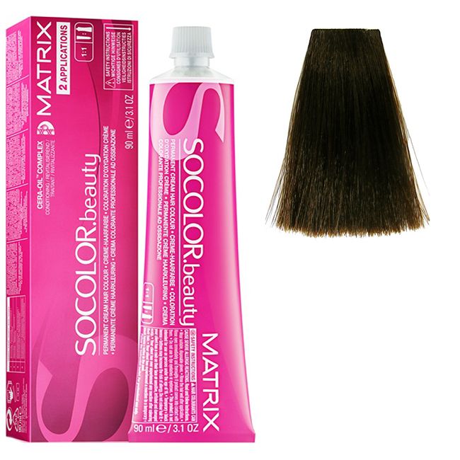 Крем-краска для волос Matrix Socolor.beauty 5N (светлый шатен) 90 мл