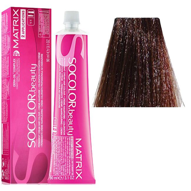 Крем-фарба для волосся Matrix Socolor.beauty 6BС (темний блондин коричнево-мідний) 90 мл