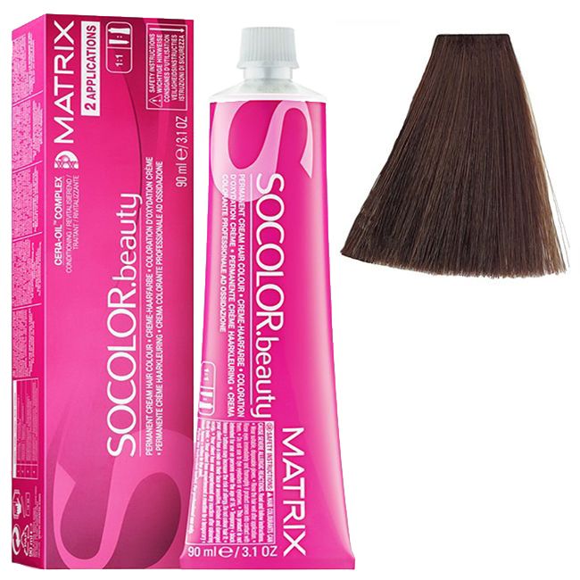 Крем-краска для волос Matrix Socolor.beauty 6MM (темный блондин мокка) 90 мл