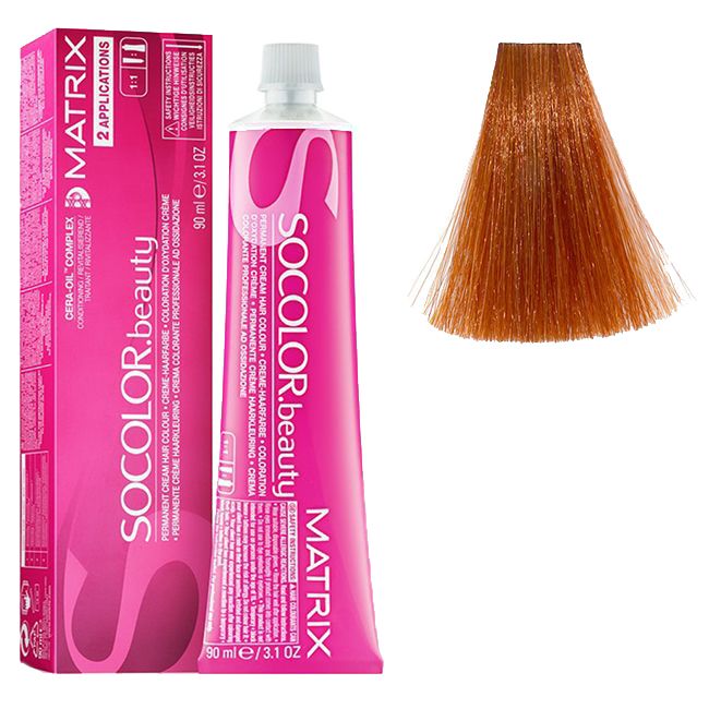 Крем-фарба для волосся Matrix Socolor.beauty 8CC (світлий блондин глибокий мідний) 90 мл