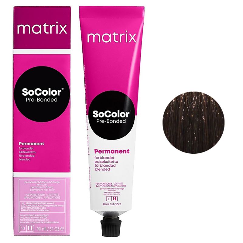 Крем-краска для волос Matrix Socolor.beauty 5A (светлый пепельный шатен) 90 мл