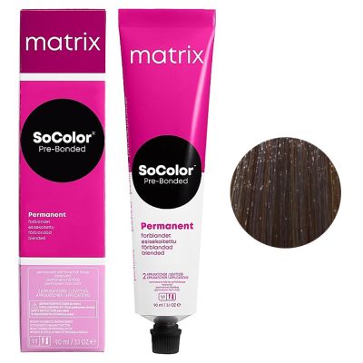 Крем-фарба для волосся Matrix Socolor.beauty 7AV (блондин попелясто-перламутровий) 90 мл