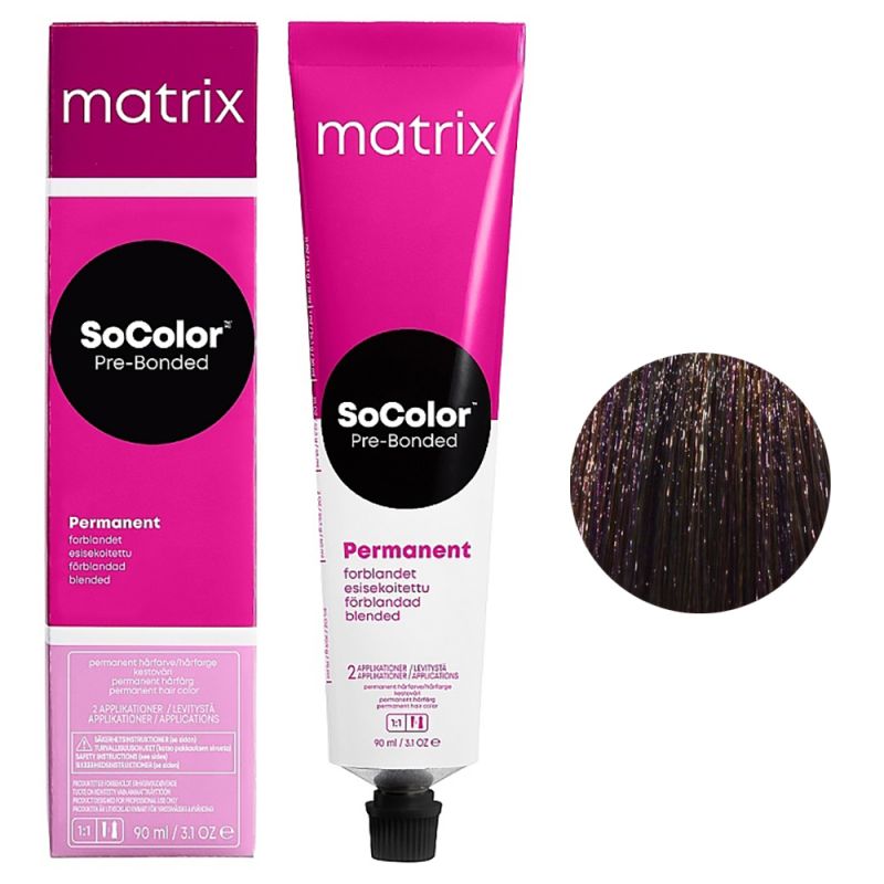 Крем-краска для волос Matrix Socolor.beauty 5BV (светлый шатен коричнево-перламутровый) 90 мл