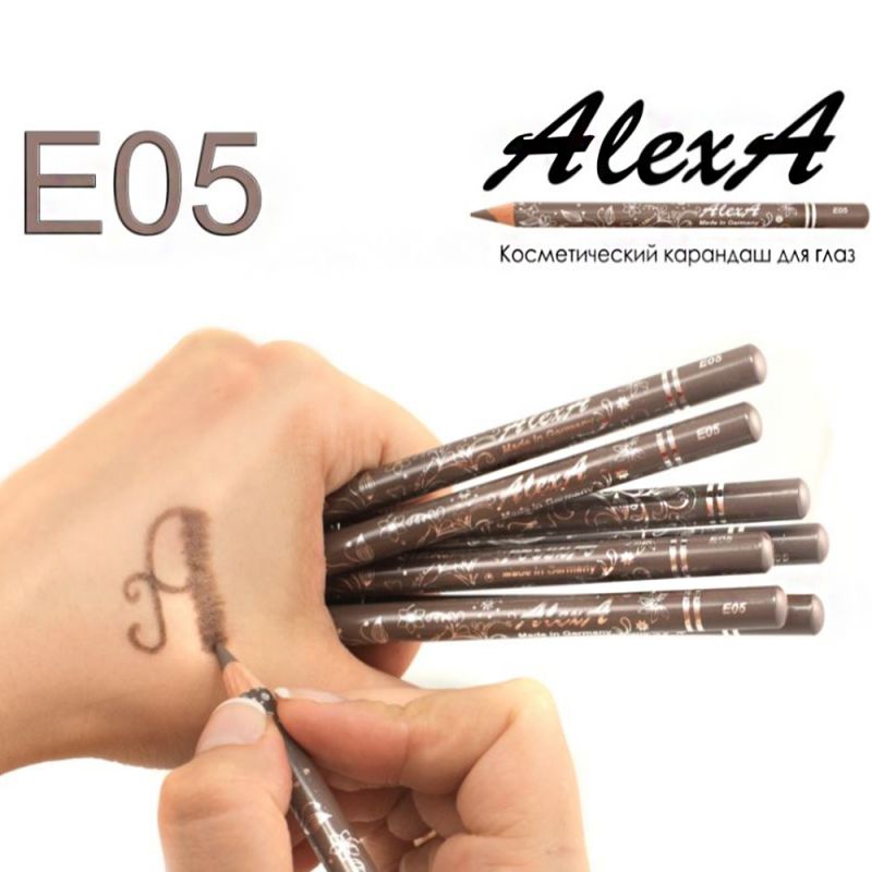 Карандаш для глаз AlexA Eye Pencil E05 (серо-коричневый, перламутровый)