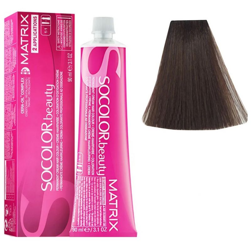 Крем-фарба для волосся Matrix Socolor.beauty 6P (темний перлинний блондин) 90 мл