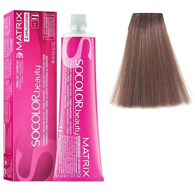 Крем-фарба для волосся Matrix Socolor.beauty 8P (світлий блондин перлинний) 90 мл