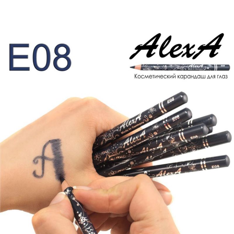 Карандаш для глаз AlexA Eye Pencil E08 (темно-синий, матовый)