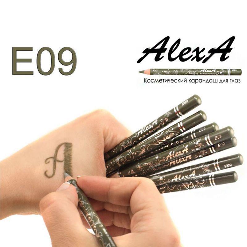 Карандаш для глаз AlexA Eye Pencil E09 (хаки, матовый)