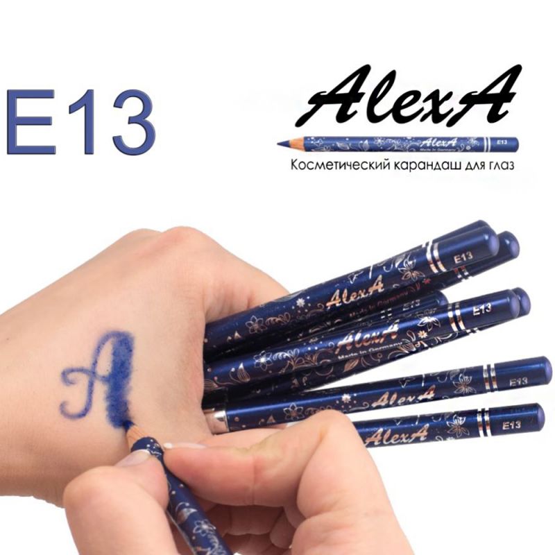 Олівець для очей AlexA Eye Pencil E13 (синьо-фіолетовий, матовий)