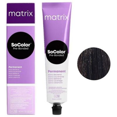 Крем-краска для волос Matrix Socolor.beauty Extra Coverage 505N (светлый шатен, для седины) 90 мл