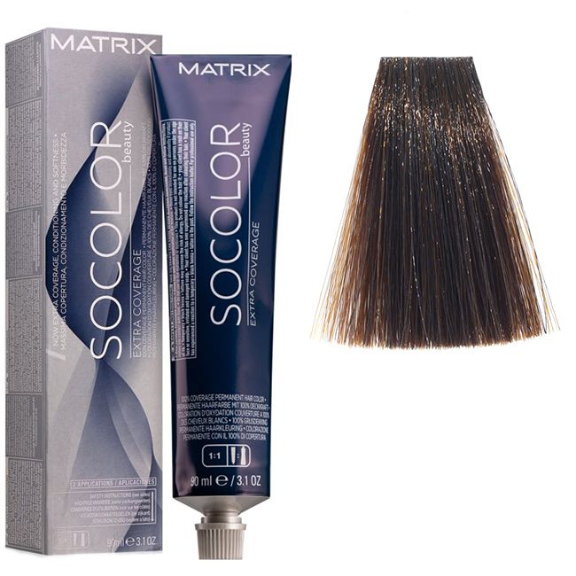 Крем-фарба для волосся Matrix Socolor.beauty Extra Coverage 506N (темний блондин, для сивини) 90 мл