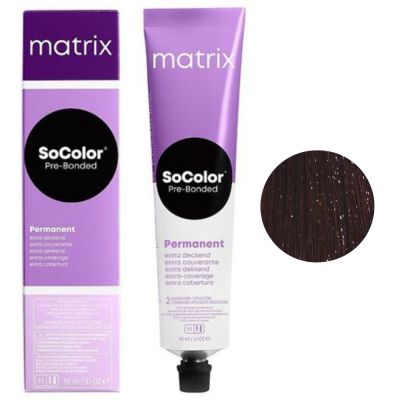 Крем-фарба для волосся Matrix Socolor.beauty Extra Coverage 506M (шатен червоно-коричневий, для сивини) 90 мл