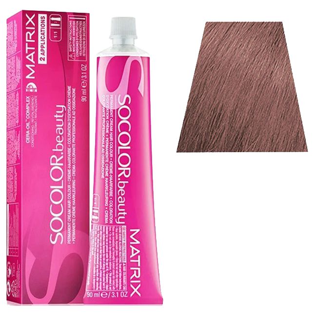 Крем-краска для волос Matrix Socolor.beauty 8VM (светлый блондин мокка перламутровый) 90 мл