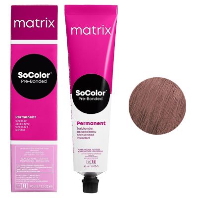 Крем-фарба для волосся Matrix Socolor.beauty 8VM (світлий блондин мокка перламутровий) 90 мл