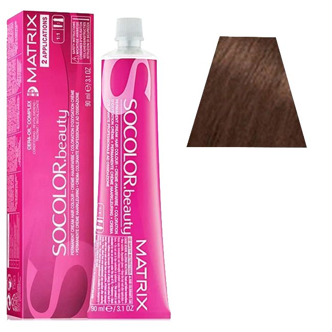 Крем-краска для волос Matrix Socolor.beauty 6MV (темный блондин мокка перламутровый) 90 мл