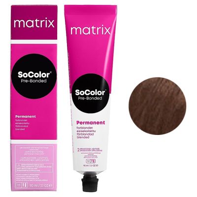 Крем-фарба для волосся Matrix Socolor.beauty 6MV (темний блондин мокка перламутровий) 90 мл