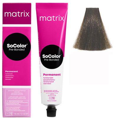 Крем-краска для волос Matrix Socolor.beauty 6NA (натуральный темный пепельный блондин) 90 мл