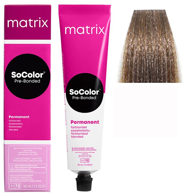 Крем-краска для волос Matrix Socolor.beauty 8NA (натуральный пепельный светлый блондин) 90 мл