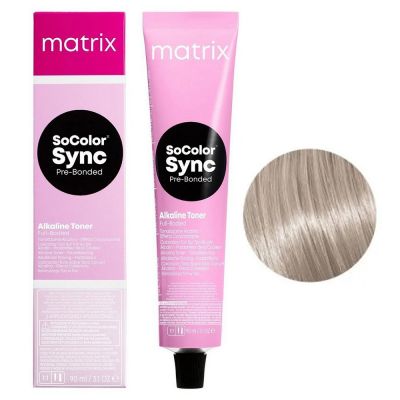 Крем-краска для волос безаммиачная Matrix SoColor Sync Alkaline Toner 10V (очень светлый перламутровый блонд) 90 мл