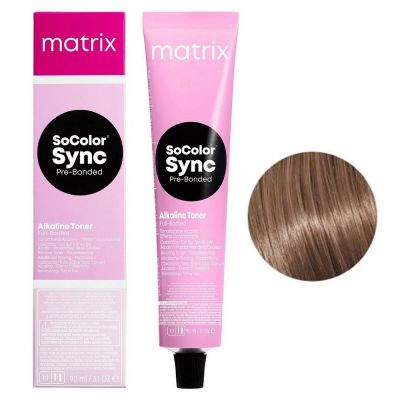 Крем-фарба для волосся безаміачна Matrix SoColor Sync Alkaline Toner 9MM (дуже світлий блонд мокка) 90 мл