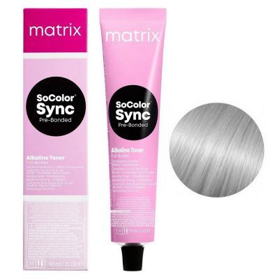 Крем-фарба для волосся безаміачна Matrix SoColor Sync Alkaline Toner 11A (ульра світлий блонд попелястий) 90 мл