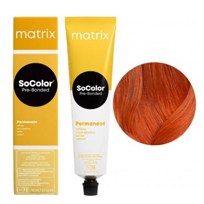 Крем-краска для волос Matrix SoColor Pre-Bonded 6RC+ (темный блондин красно-медный) 90 мл