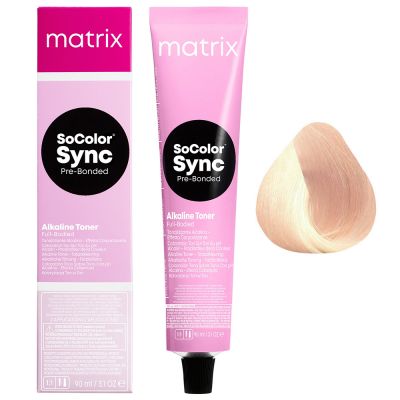 Тонер для волос кислотный Matrix Pre-Bonded Color Sync 10PG (золотистый опал) 90 мл