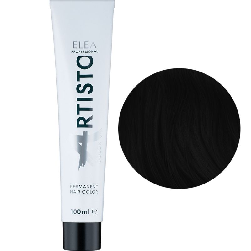 Крем-краска для волос Elea Professional Artisto Color 1 (черный) 100 мл