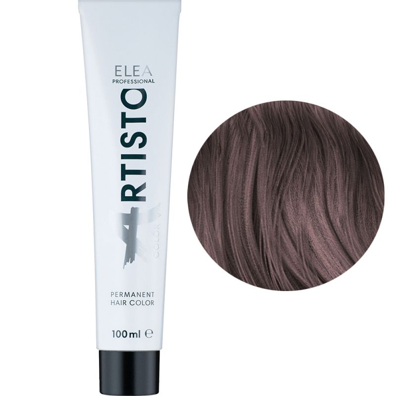 Крем-краска для волос Elea Professional Artisto Color 5.21 (светлый шатен фиолетово-пепельный) 100 мл