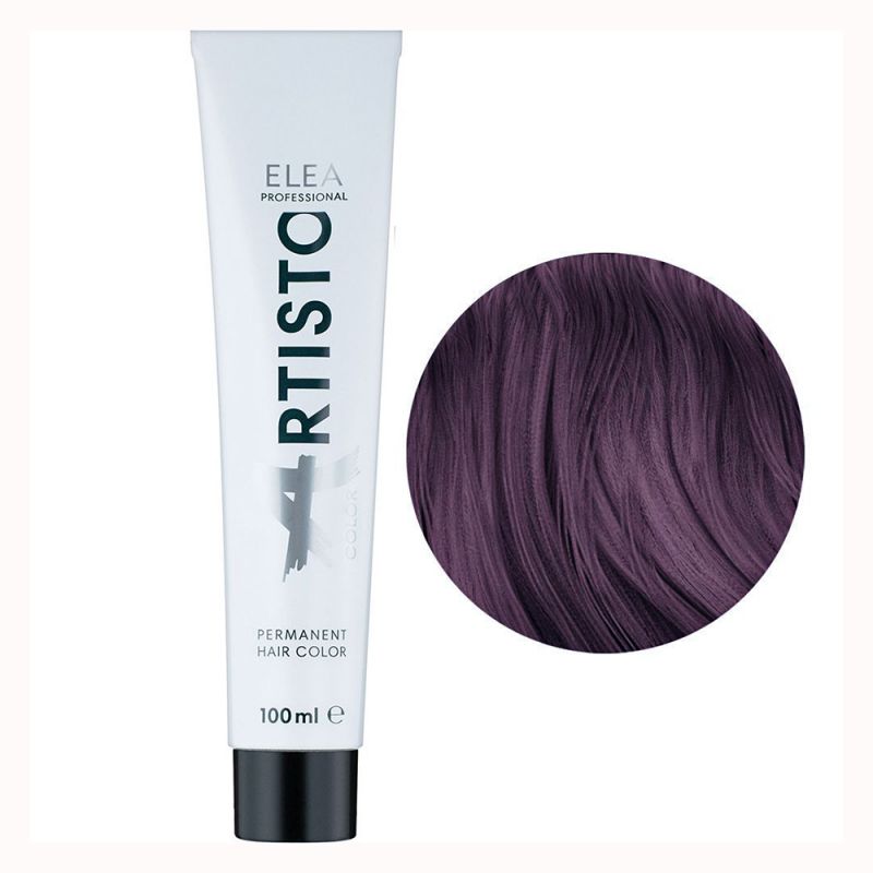 Крем-фарба для волосся Elea Professional Artisto Color 7.21 (русявий фіолетово-попелястий) 100 мл