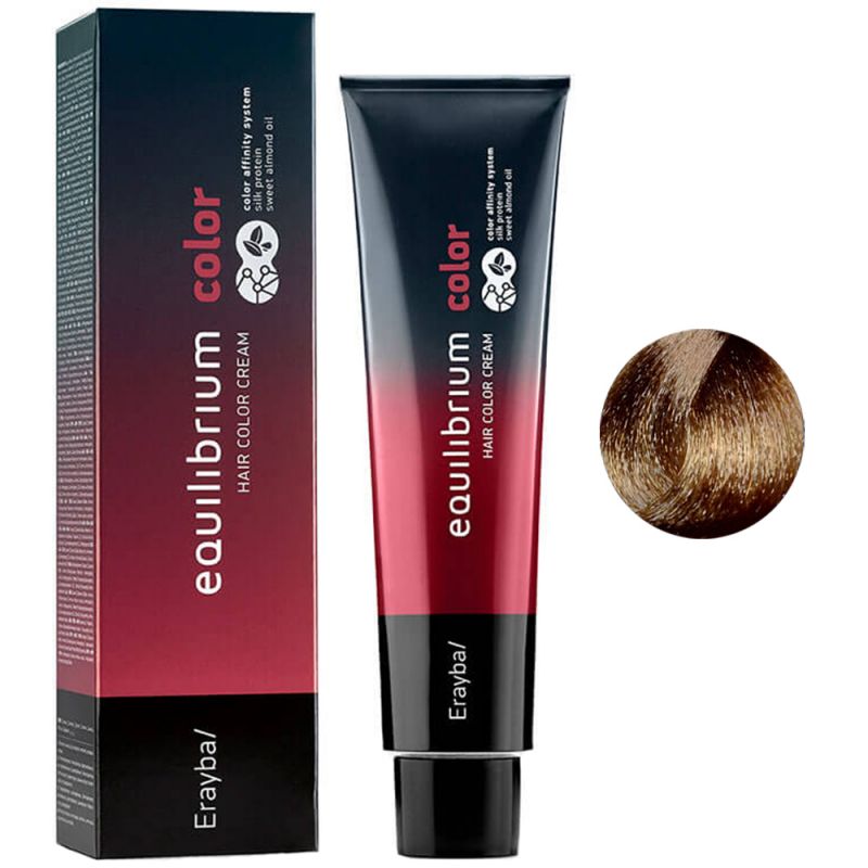 Крем-фарба для волосся Erayba Equilibrium Hair Color Cream 7/32 (золотистий переливчастий русявий) 120 мл
