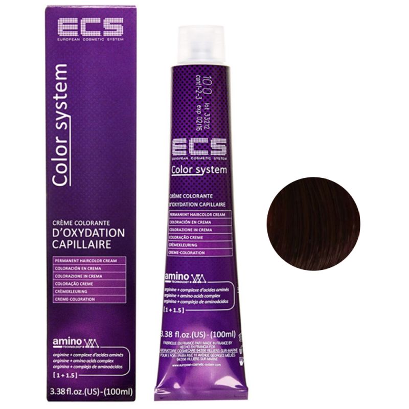 Крем-краска для волос ECS Color System 5.54 (махагон медный светло-коричневый) 100 мл