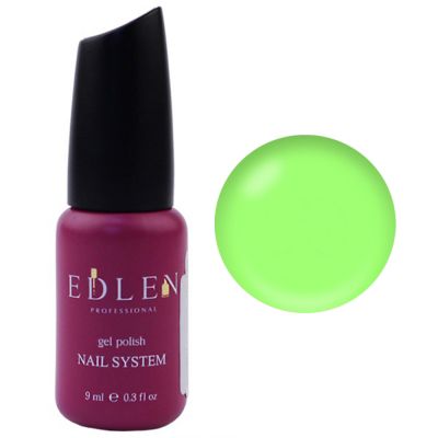 База для гель-лаку Edlen Summer Neon Rubber Base №30 (неоновий світло-зелений) 9 мл