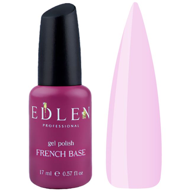 База для гель-лака Edlen French Base №14 (светло-розовый Barbie) 17 мл