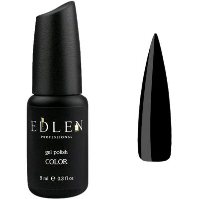 Гель-лак Edlen №02 (чорний, емаль) 9 мл