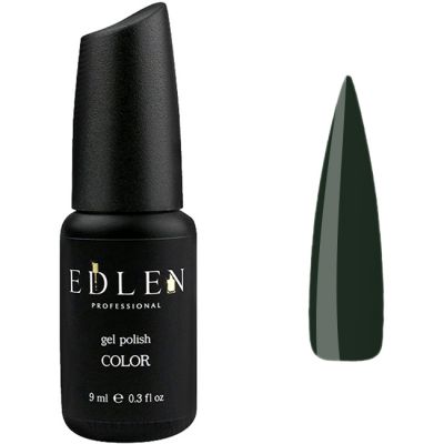 Гель-лак Edlen №23 (темно-зелений, емаль) 9 мл