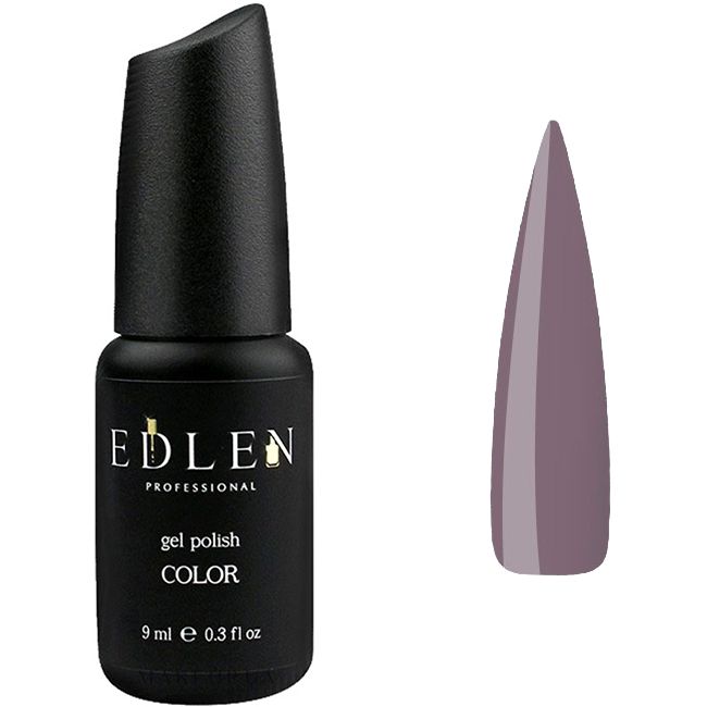 Гель-лак Edlen №30 (темно-сірий з фіолетовим підтоном, емаль) 9 мл